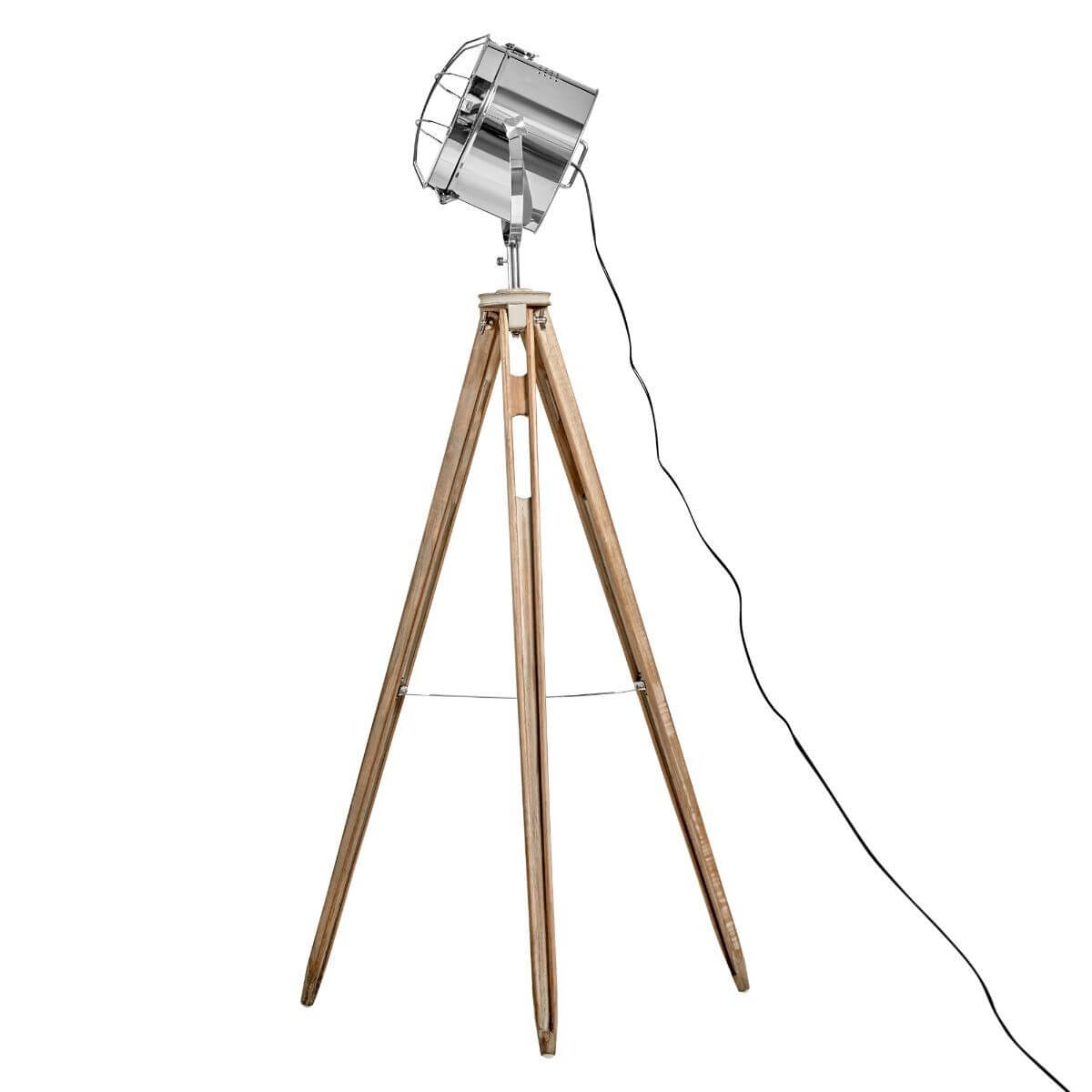 NAUTICAL TRIPOD FLOOR LAMP Searchlight Modern Spot Light Retro Industrial