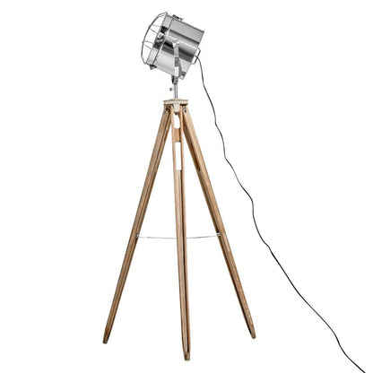 NAUTICAL TRIPOD FLOOR LAMP Searchlight Modern Spot Light Retro Industrial