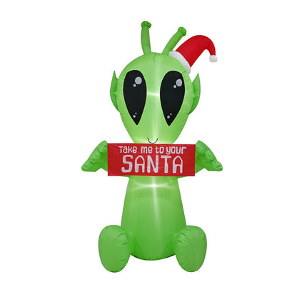 2.1M Christmas Alien Inflatable