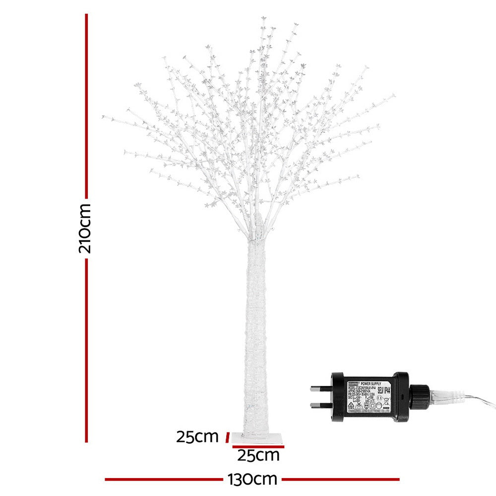 2.1M LED Lights Cherry Blossom Christmas Tree