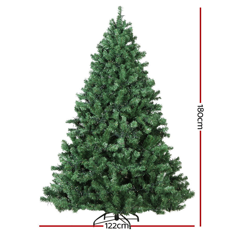 1.8M Christmas Tree 1980 LEDs 8 Light Mode