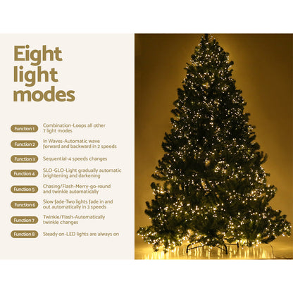 1.8M Christmas Tree 1980 LEDs 8 Light Mode