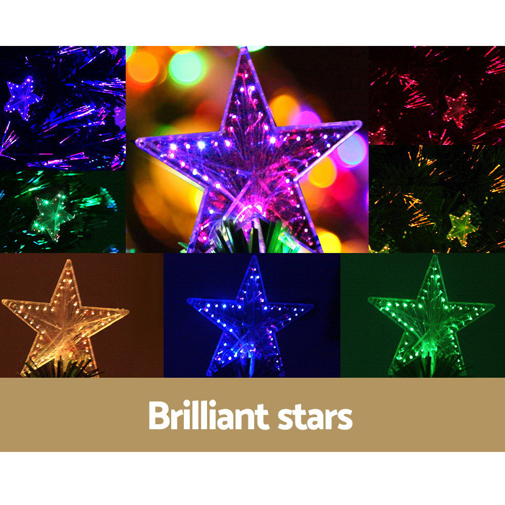 1.5M Optic Fibre LED Multi Colour Christmas Tree