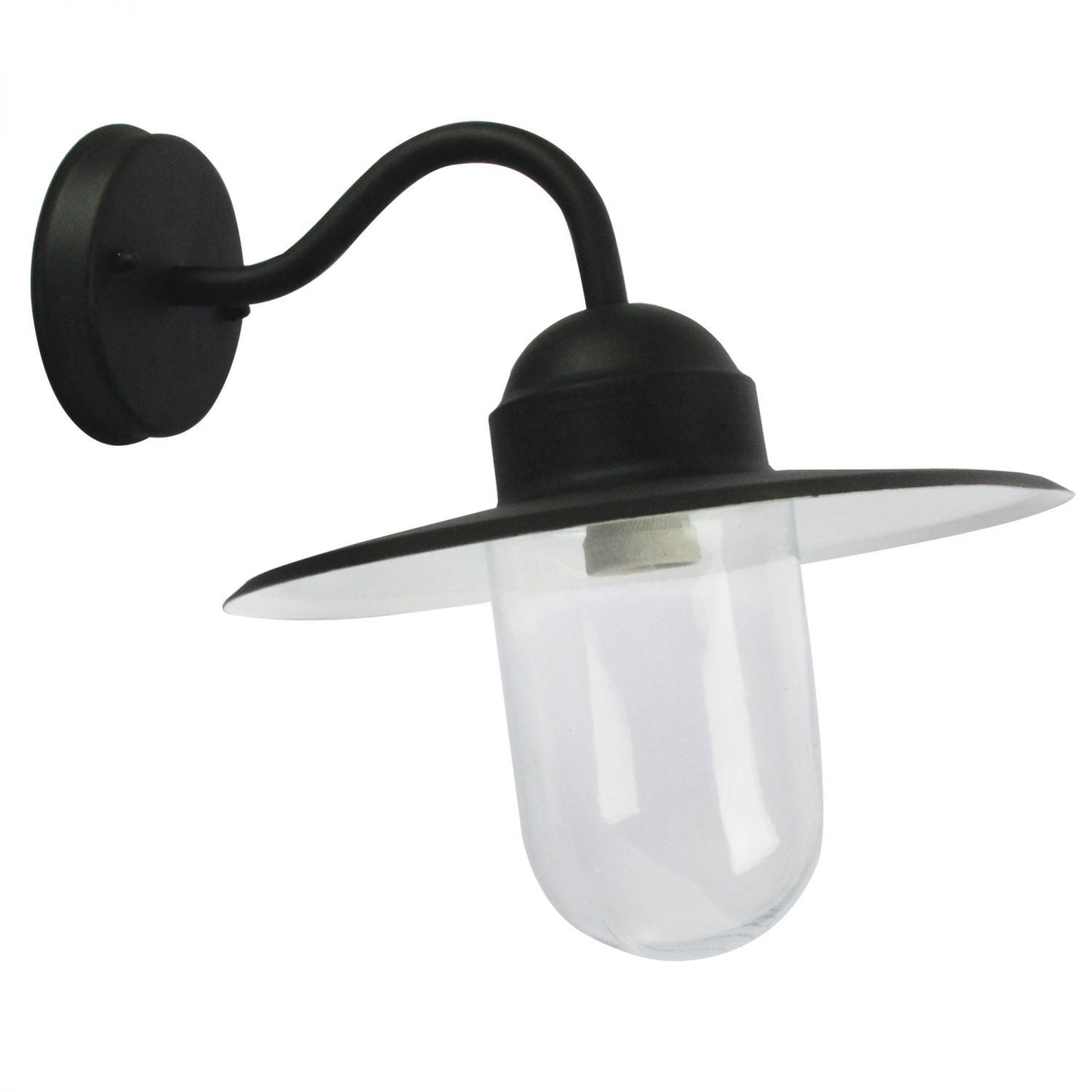 Alley 1 Light Wall Light Black - OL7880BK-Exterior Wall Lights-Oriel Lighting