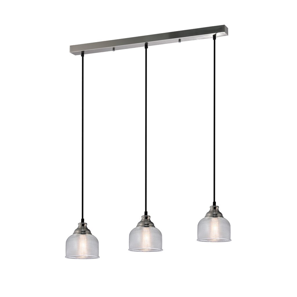 Aviva 3 Light Pendant Satin Chrome - LL002PL104-Island Pendant Lights-Lexi Lighting