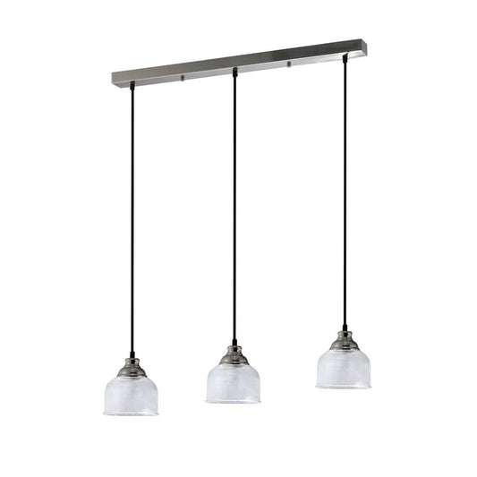 Aviva 3 Light Pendant Satin Chrome - LL002PL104-Island Pendant Lights-Lexi Lighting