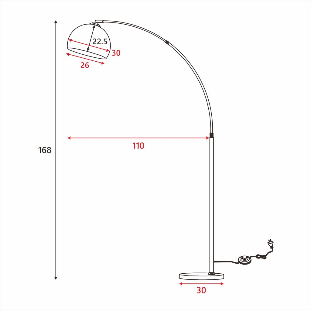 Beam Acro Floor Lamp - LL-27-0106-Floor Lamps-Lexi Lighting