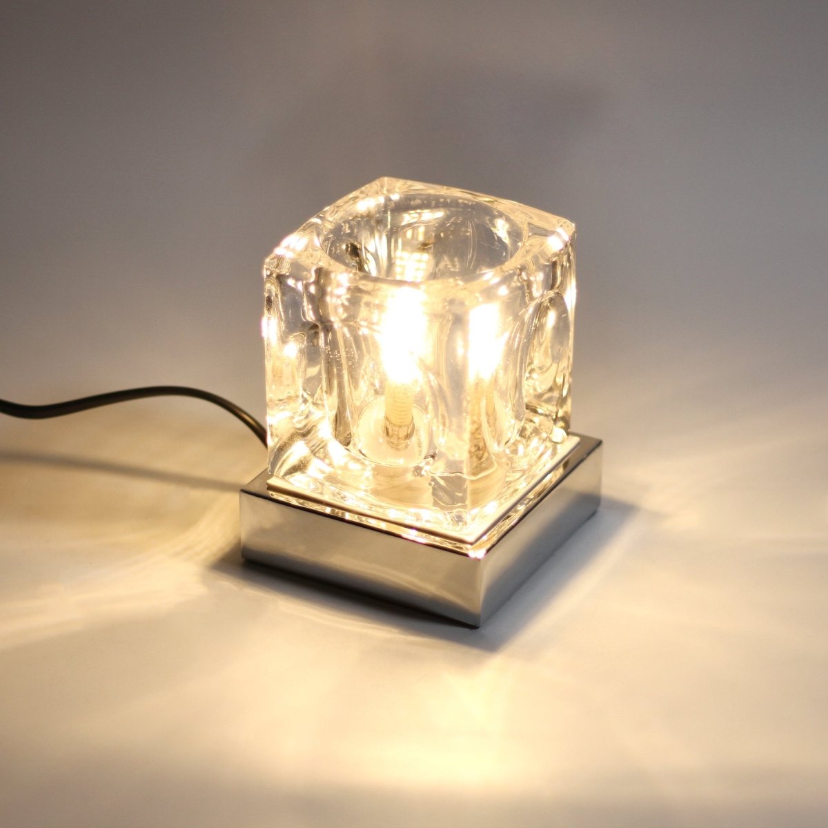 Bianca Glass Table Lamp with LED Bulb-Home & Garden > Lighting-Dropli