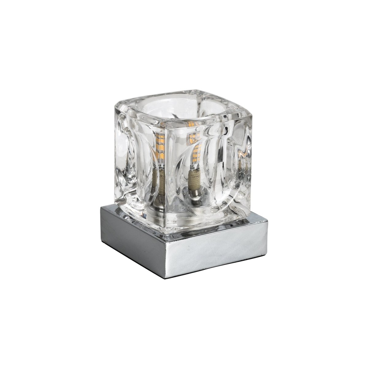 Bianca Glass Table Lamp with LED Bulb-Home & Garden > Lighting-Dropli