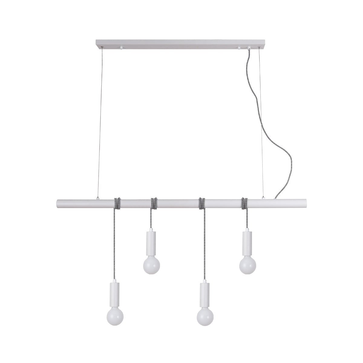 Bikkel 4 Lights Pendant Light - White-Home & Garden > Lighting-Koala Lamps and Lighting