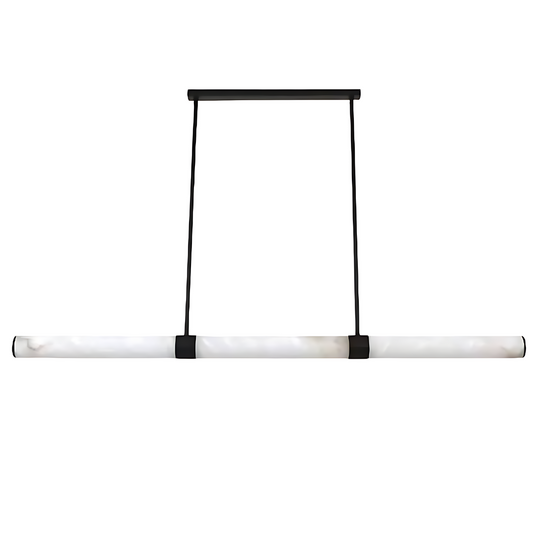 MADISON 1500 Spanish Marble Linear LED Pendant - Black