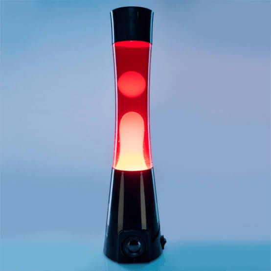 Black/Red/Yellow Motion Lava Lamp Bluetooth Speaker-Audio & Video > Speakers-Dropli