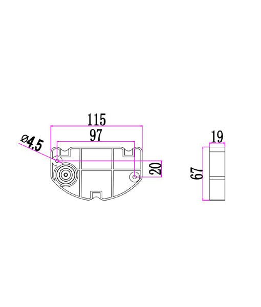 Bocina Exterior 10W LED Wall Light Dark Grey 3000K - BOCINA01-Exterior Wall Lights-CLA Lighting