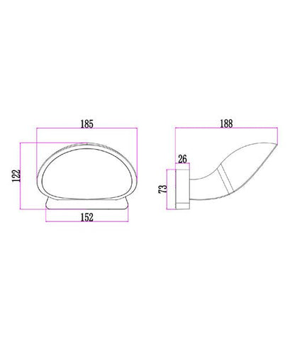 Bocina Exterior 10W LED Wall Light Dark Grey 3000K - BOCINA01-Exterior Wall Lights-CLA Lighting