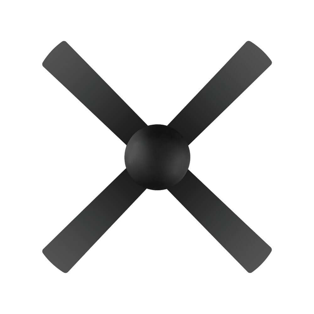 Bondi 48" Black AC ABS Ceiling Fan - 203621 Eglo, FANS, bondi-48-black-ac-abs-ceiling-fan-203621