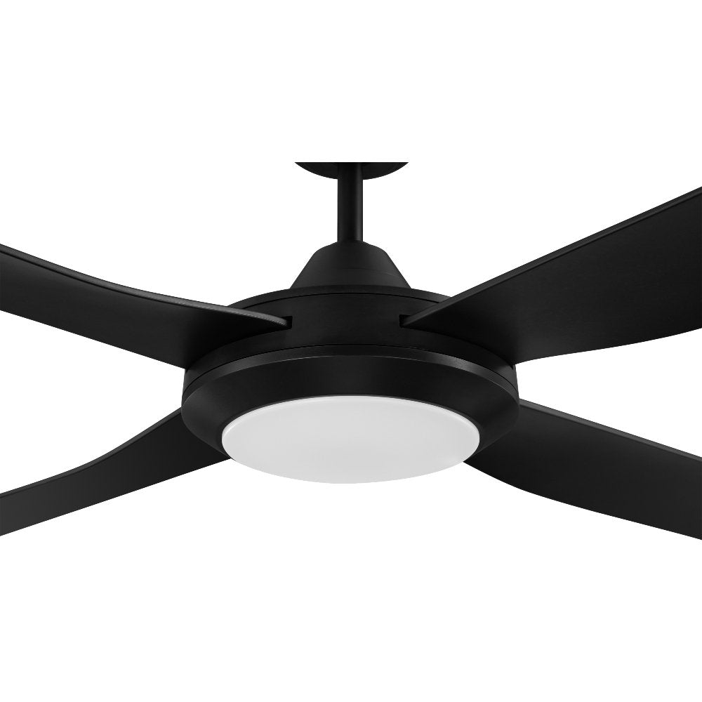 Eglo Bondi 52" LED 20W AC ABS Ceiling Fan Black Eglo, FANS, bondi-52-led-20w-ac-abs-ceiling-fan-black-203627