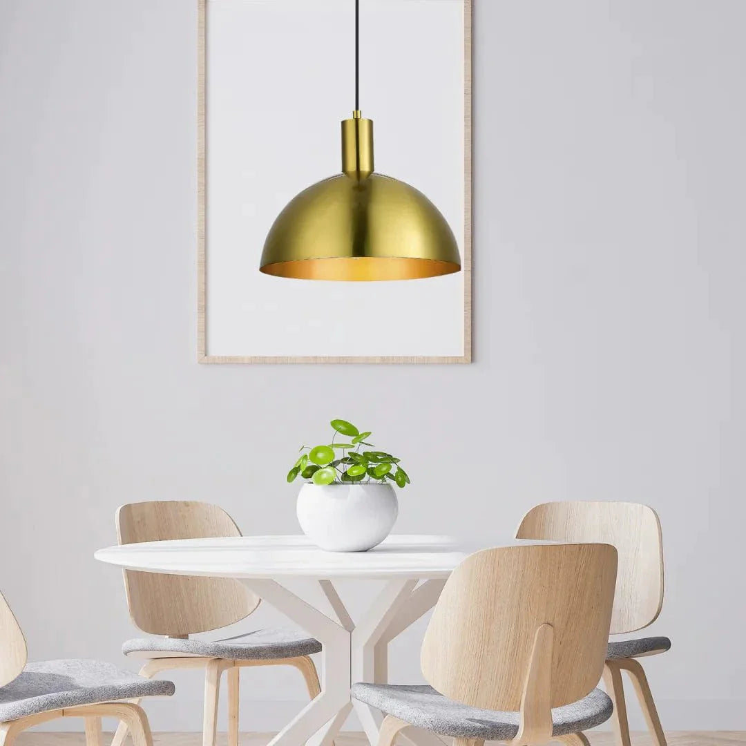 Brano Brass Industrial Pendant Light-Pendant Light-COPY