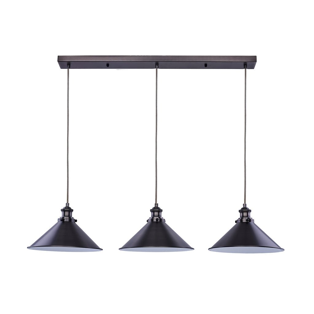 Brightyts 3 Light Island Pendant Pewter - LL002PL110-Island Pendant Lights-Lexi Lighting