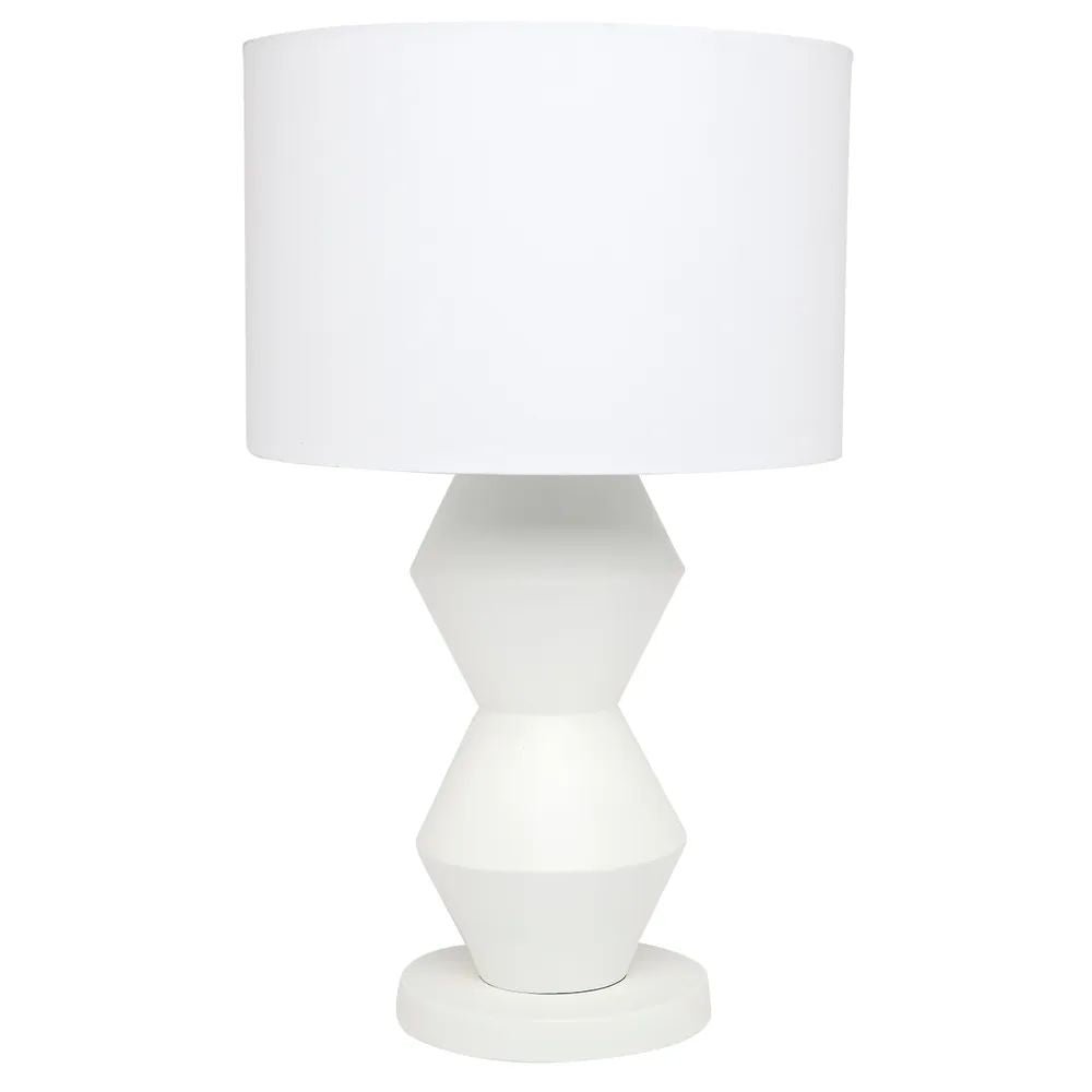 Cafe Lighting ABSTRACT - Minimalist White Table Lamp-TABLE LAMPS-Cafe Lighting and Living