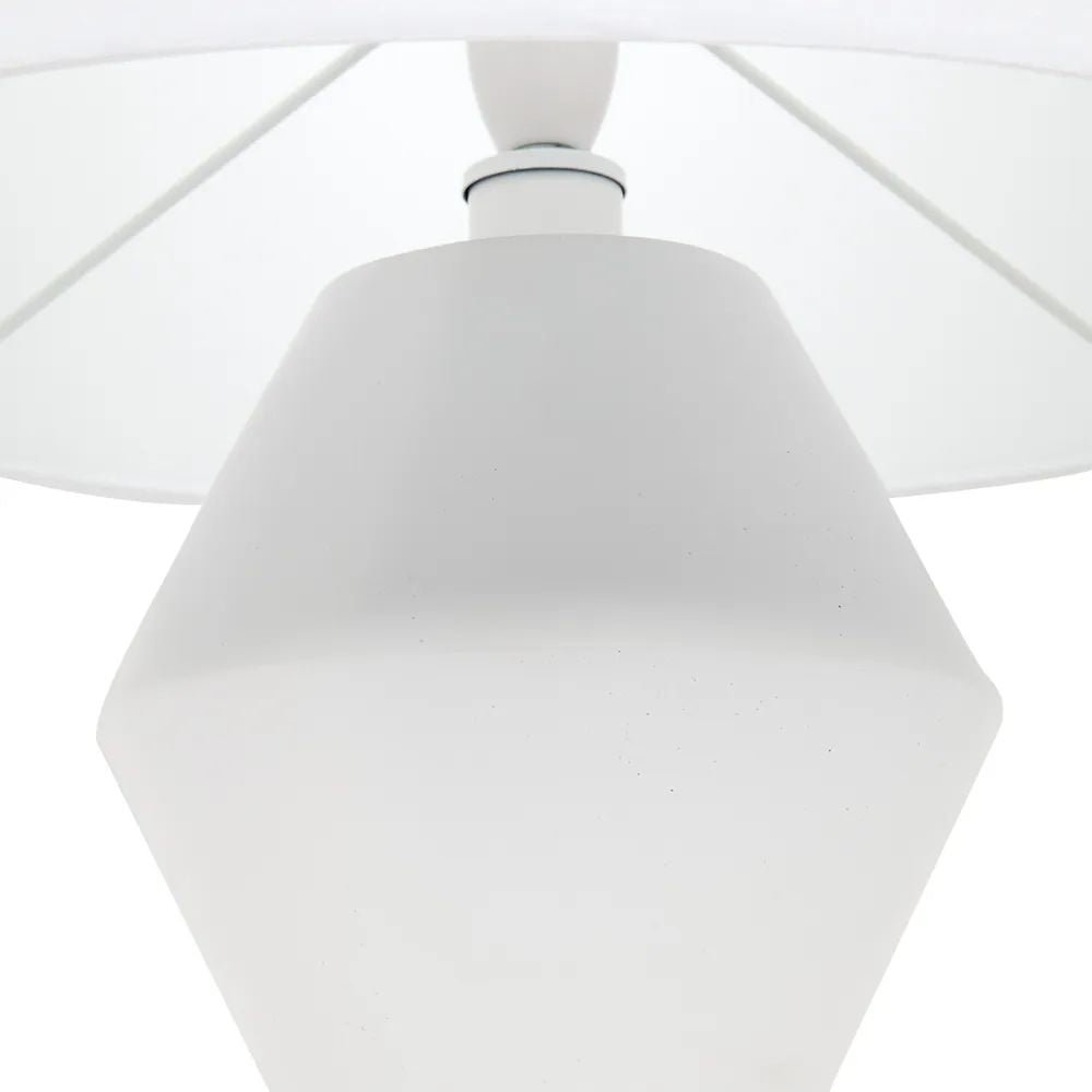 Cafe Lighting ABSTRACT - Minimalist White Table Lamp-TABLE LAMPS-Cafe Lighting and Living