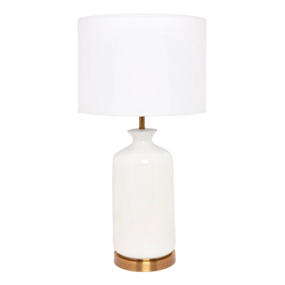 Camille Table Lamp - White-Table Lamp-Cafe Lighting and Living