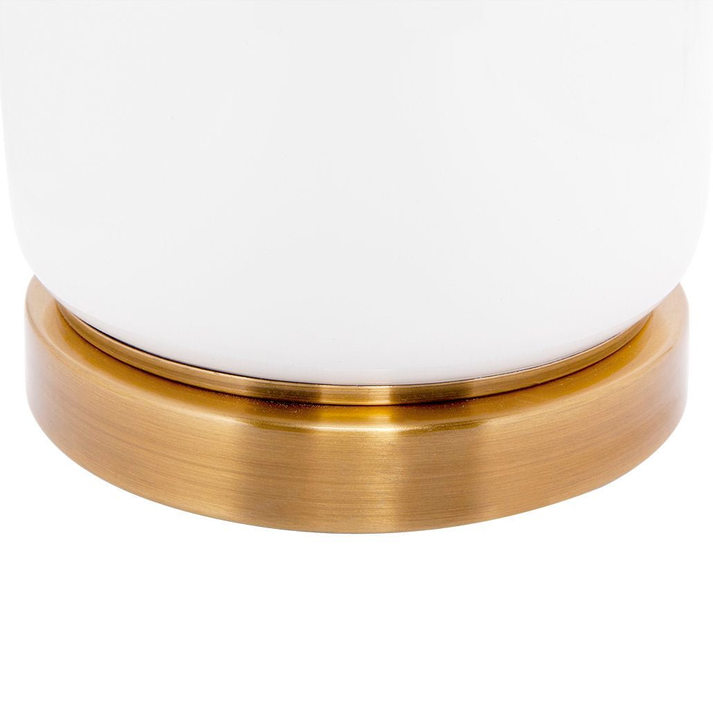 Camille Table Lamp - White-Table Lamp-Cafe Lighting and Living