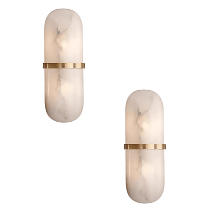 CASTELLO Brass Spanish Marble LED Wall Light