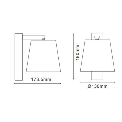 CLA CHESTER - 3W LED Interior Adjustable Wall Light With Switch-INDOOR-CLA Lighting