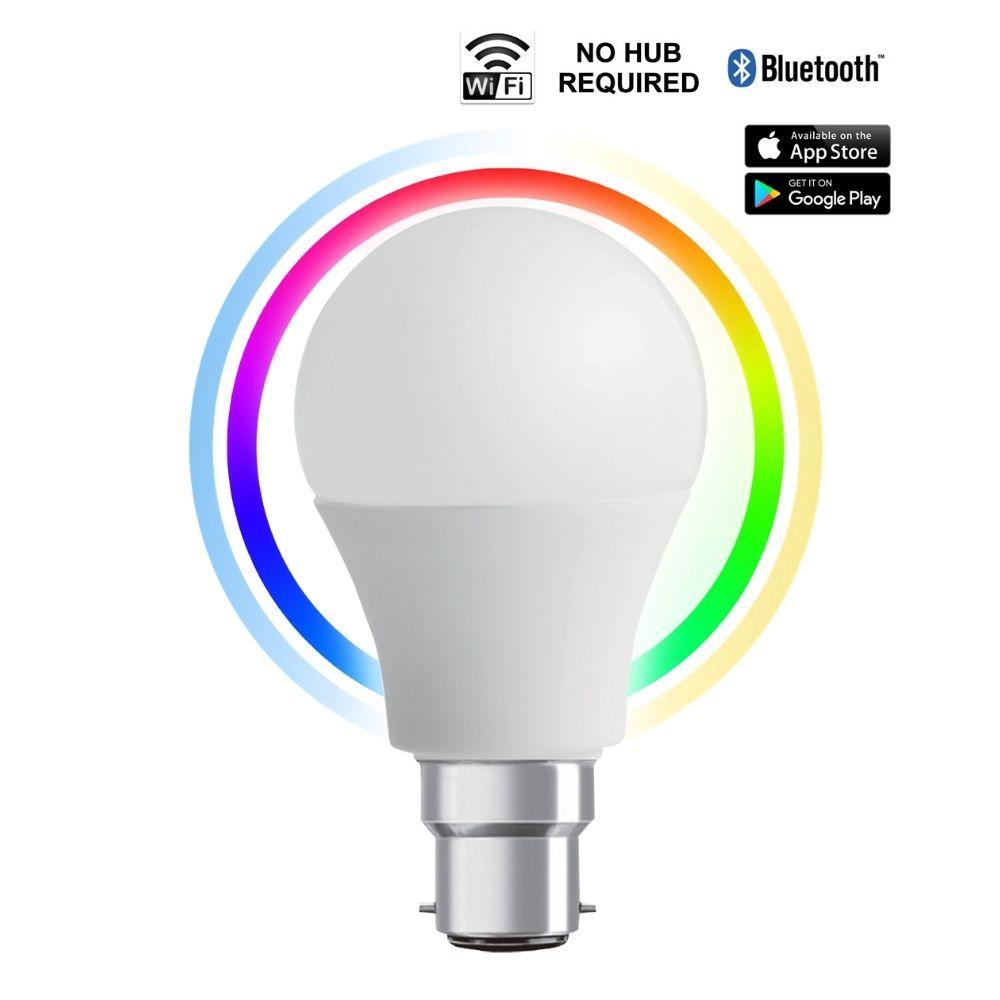 CLA SMART 10W LED Smart Dimmable RGB + Tricolour GLS - E27/B22-GLOBES-CLA Lighting