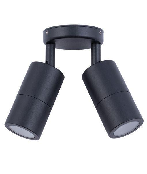 CLA PG2A - 2xGU10 Exterior Double Adjustable Wall Spot Light IP65-OUTDOOR-CLA Lighting