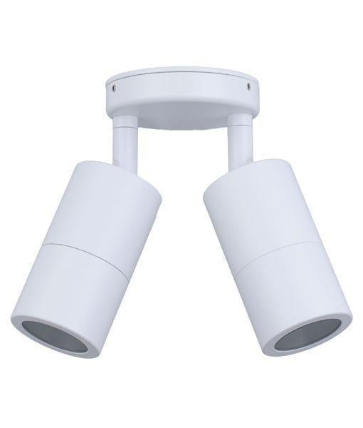 CLA PG2A - 2xGU10 Exterior Double Adjustable Wall Spot Light IP65-OUTDOOR-CLA Lighting