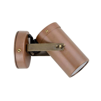 CLA SG1A - GU10 Exterior Adjustable Spot Wall Light IP54 - Copper/Aged Copper-OUTDOOR-CLA Lighting