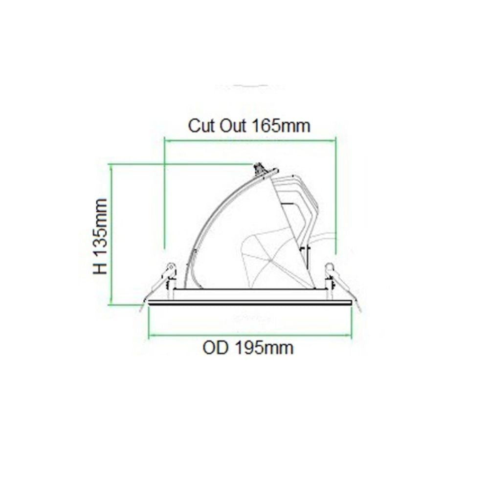 CLA SHOPTRI01 - 28W/38W LED Dual Power & Tri-Colour Recessed Downlight IP20 240V CLA Lighting, DOWNLIGHTS, cla-shoptri01-28w-38w-led-dual-power-tri-colour-recessed-downlight-ip20-240v