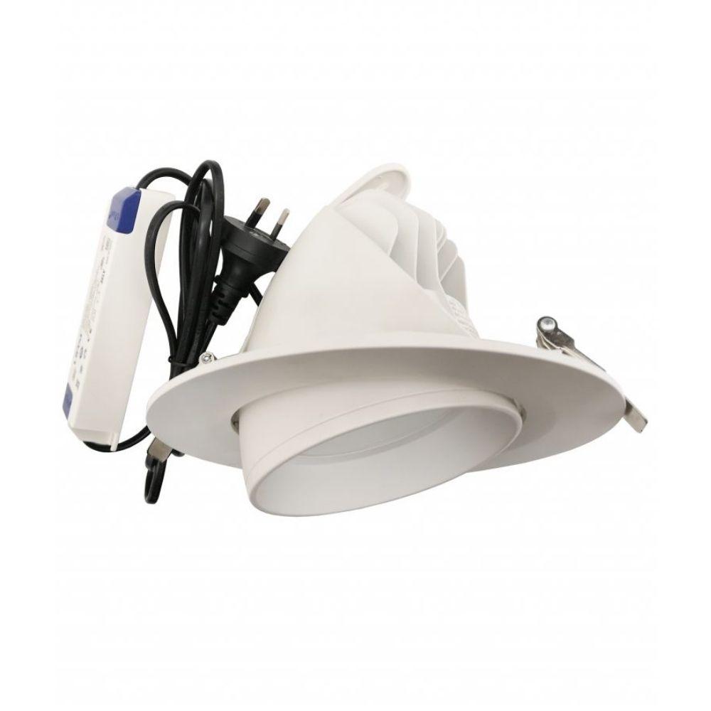 CLA SHOPTRI01 - 28W/38W LED Dual Power & Tri-Colour Recessed Downlight IP20 240V CLA Lighting, DOWNLIGHTS, cla-shoptri01-28w-38w-led-dual-power-tri-colour-recessed-downlight-ip20-240v