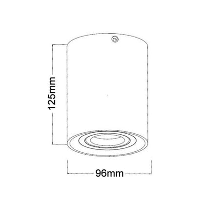 CLA SURFACE-17A/18A - GU10 Round Surface Mount Downlight-DOWNLIGHTS-CLA Lighting