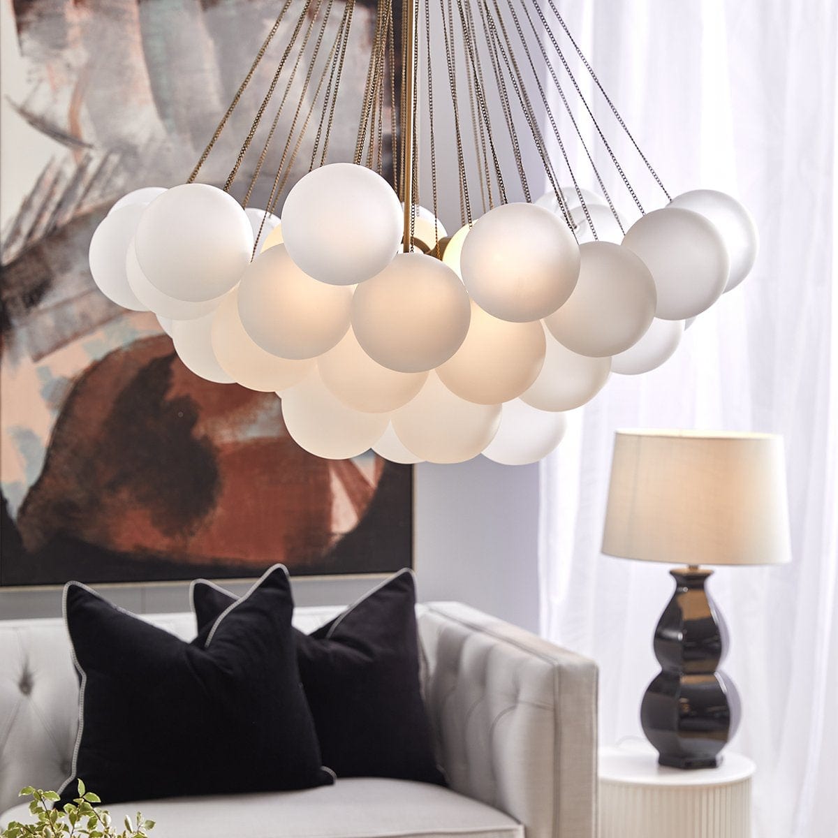 Cloud Pendant - Large-Chandeliers-Cafe Lighting and Living