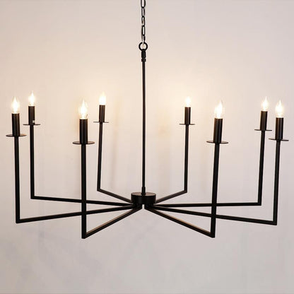 Cohen Chandelier - Black-Chandeliers-Cafe Lighting and Living