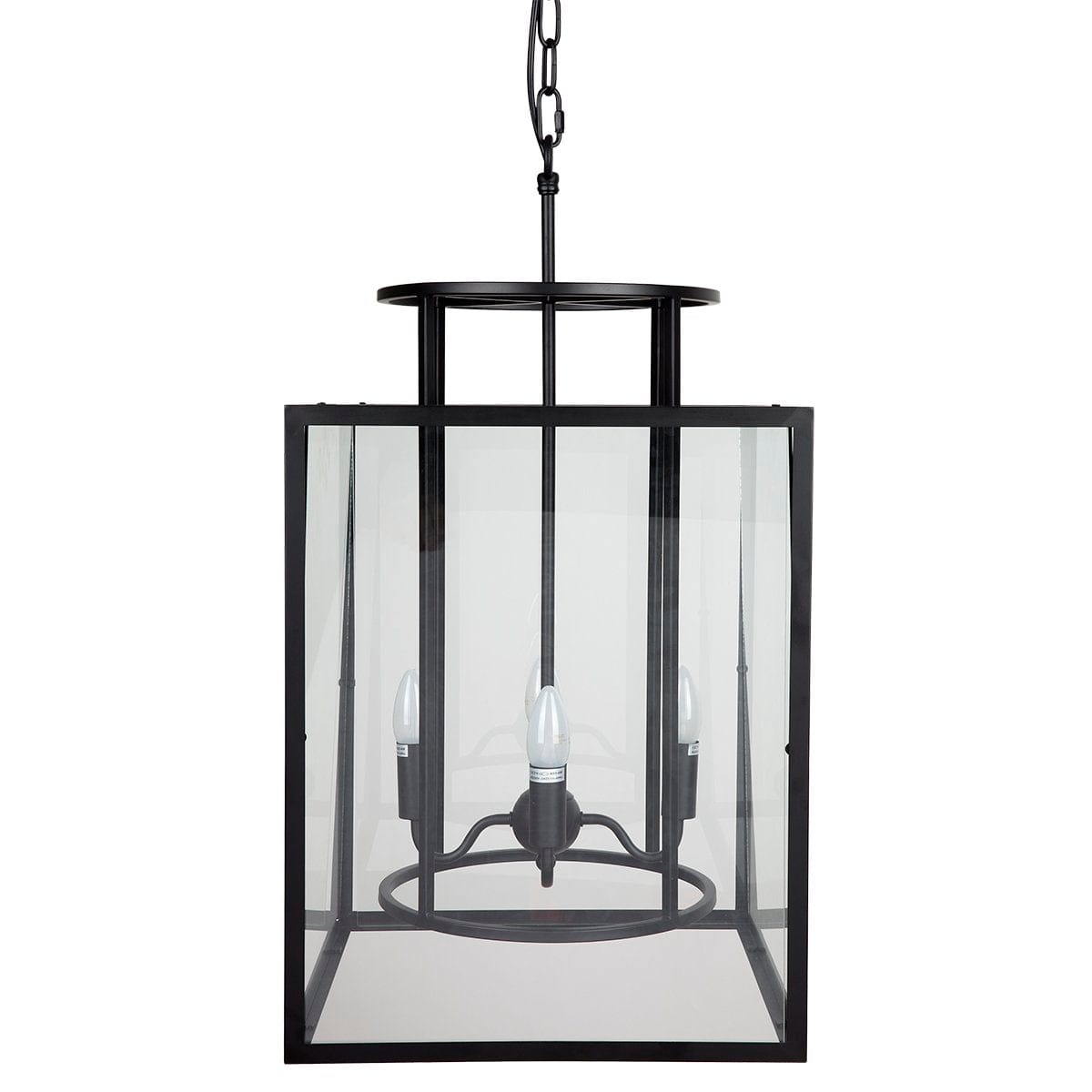 Concord Pendant - Large Black-Lighting Fixtures-Cafe Lighting and Living