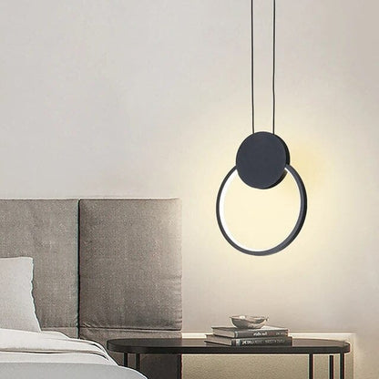 Dalgatti Matte Black 12W LED Pendant Light-Pendant Light-COPY