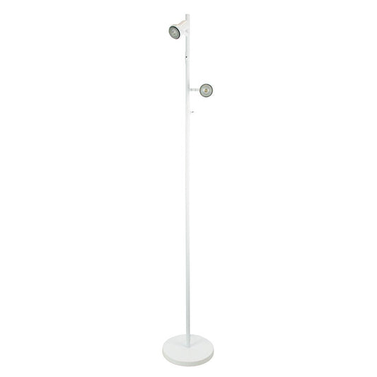 Daxam 2 Light Floor Lamp LED White - SL98592WH-Floor Lamps-Oriel Lighting