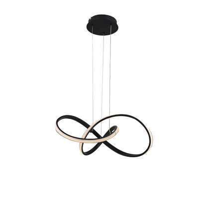 Diamanto Dimmable LED Pendant Light - Black - LL002PL089B-LED Pendants-Lexi Lighting