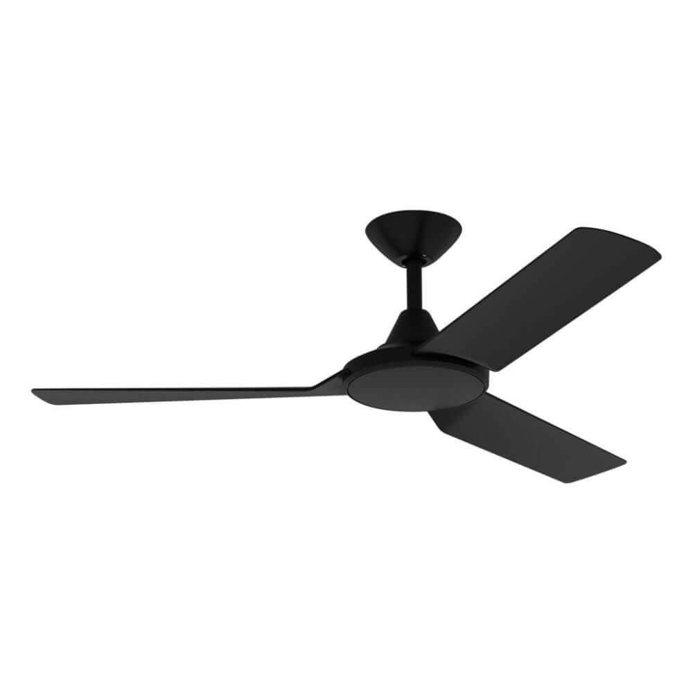 Domus Axis 48" matt black ceiling fan