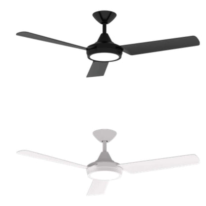 Domus AXIS-48-LIGHT - 3 Blade 48" DC Ceiling Fan with Switchable CCT LED Light Domus, FANS, domus-axis-48-light-3-blade-48