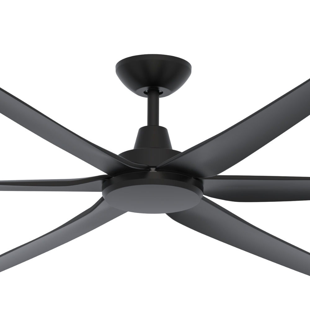 Domus GLIDE-80 - 6 Blade 80" 2030mm DC Ceiling Fan with Optional Light Kit-Ceiling Fan-Domus Lighting