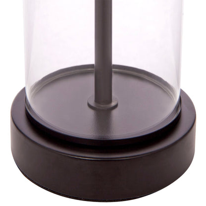 East Side Table Lamp - Black with White Shade--Cafe Lighting and Living