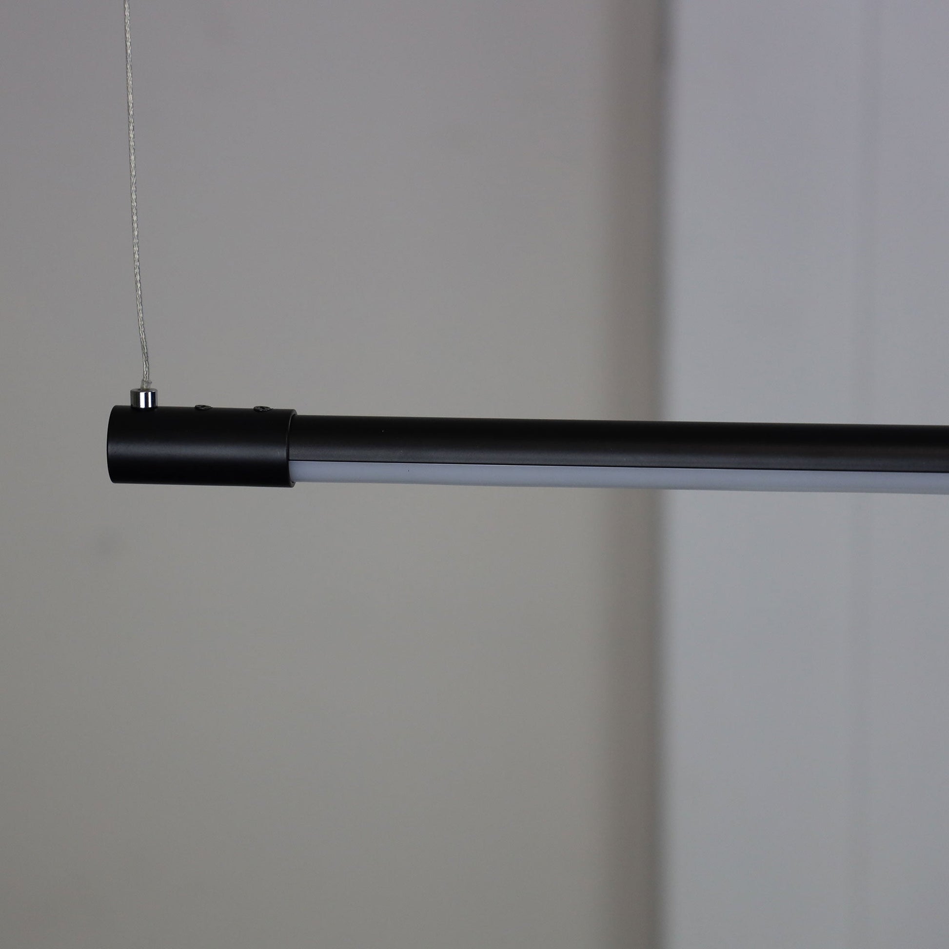 Edge LED Linear Pendant Black 1500mm - OL60761/1500BK-LED Pendants-Oriel Lighting