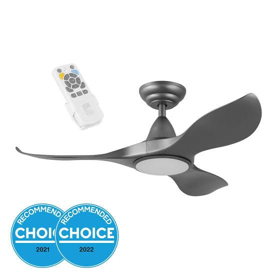 Eglo NOOSA 40” ABS 3 Blade DC Ceiling Fan with Remote Control & LED Light-Ceiling Fan-Eglo