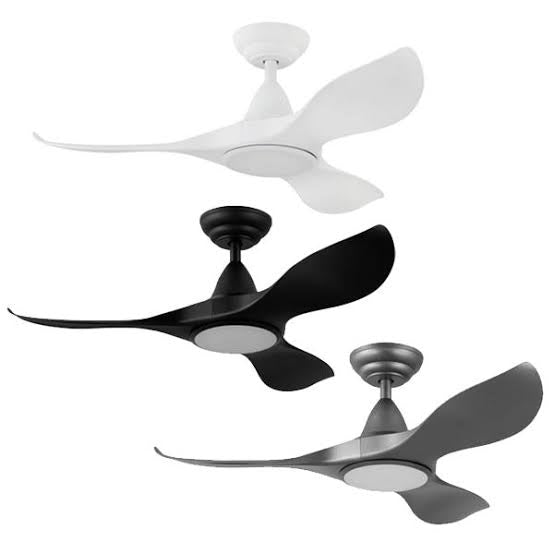 Eglo NOOSA 46” ABS 3 Blade DC Ceiling Fan with Remote Control & LED Light-Ceiling Fan-Eglo