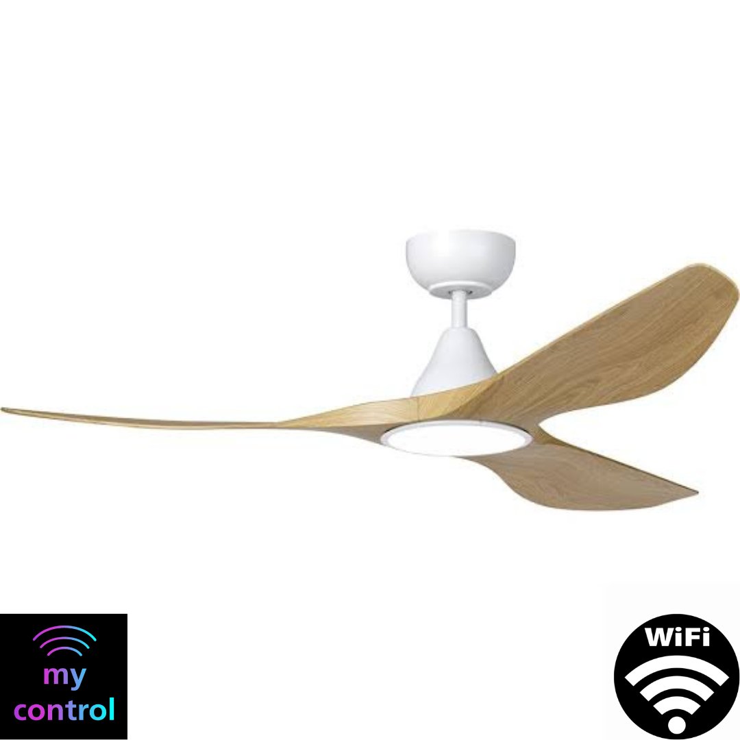 Eglo SURF 52" DC WiFi Ceiling Fan with LED Light, Remote Control & WiFi Module-Ceiling Fan-Eglo