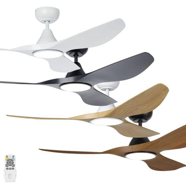 Eglo Surf 60" DC WiFi Ceiling Fan with LED Light & Remote Control-Ceiling Fan-Eglo